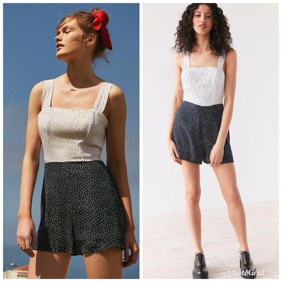 Kimchi Blue Square Neck Printed Romper - Picture 3 of 8